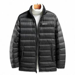 Plus la taille 5XL 6XL 8XL Hommes Automne Hiver Ultra Léger Chaud Résistant à l'eau et au vent Doudoune Fasi Casual Down Coat k9s4 #