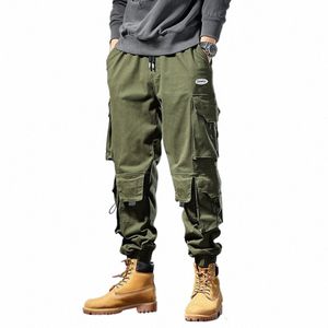 Pantalon cargo tactique grande taille 5XL 6XL pour hommes Pantalon militaire décontracté Pantalon multi-poches pour hommes Joggers Noir Vert J5lg #