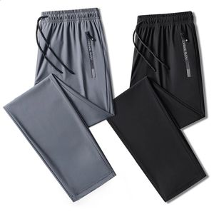 Grande taille 8xl 7xl 6xl hommes pantalons de sport à séchage rapide hommes pantalons Joggers vêtements de sport solide pantalons de survêtement mâle élastique 240318