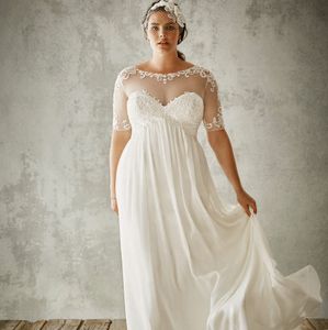 Plus taille une ligne robes de mariée