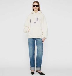 Plus Size AB Harvey Sweater Met Capuchon Dames Designer Losse Fleece Sweatshirt Hoodies Mode Trui