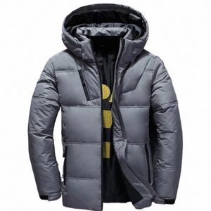 Plus Size Herfst Winter Warme Mannen Jas Jas Casual Stand Kraag Puffer Dikke Hoed Witte Eend Parka Mannelijke Mannen winter Donsjack l5Hu #