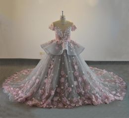 Plus taille belle robes de mariée en tulle