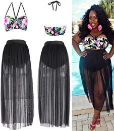 Plus size bikini sets dames graffiti geprinte bikini zwemkleding hoge taille strandkleding zwempak groot formaat dikke braziliaanse zwem 4xl6890322