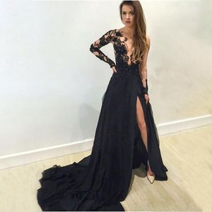 Robes de bal noires grande taille longue 2019 robe de mariée robes de soirée robes de soirée cocktail robe de novia