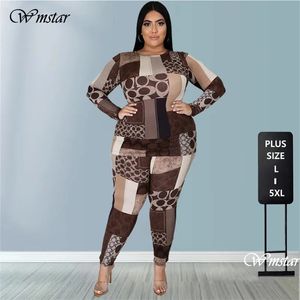 Ropa de talla grande Conjunto de 2 piezas Chándal Top elástico y pantalones Trajes Jogger Chándal Traje a juego Venta al por mayor Drop 240115