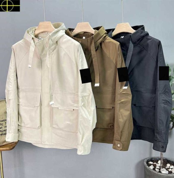 abrigo de talla grande piedra suéter de hombre isla chaqueta de hombre 2023 cortavientos abrigo fino abrigo abrigo de hombre y mujer chaqueta de primavera y otoño chaqueta ropa de hombre3xl