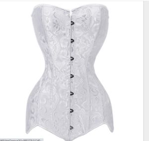 Corset grande taille Double 26 Corset désossé en acier Overbust Long Torse Bustiers Taille Formateur Corsets Shapewear Cincher Corselet1