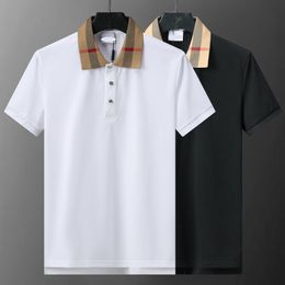 Plus la taille coton polo hommes designer t-shirts mode BAB lettre broderie chemise à manches courtes hommes décontracté pull pull top tee