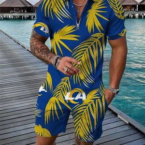 Plus Size Designer Vêtements Hommes Survêtements Tenues d'été 3XL Polo T-shirts Deux pièces Ensemble Survêtement Revers Imprimé Short À Manches Courtes Costume Vêtements