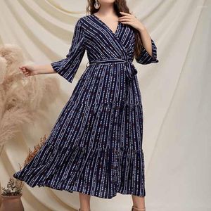 Plus size jurken 2022 aankomst Maxi met lange mouwen voor vrouwen groothandel China