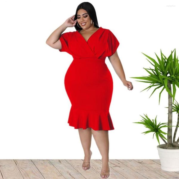 Robes grande taille 2023 mode été Midi pour femmes en gros Chine