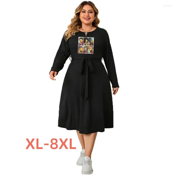 Robes de grande taille 4xl 5xl 6xl 7xl 8xl formelle pour femmes filles imprimer Maxi robes Para Mujer Cocktail bohème