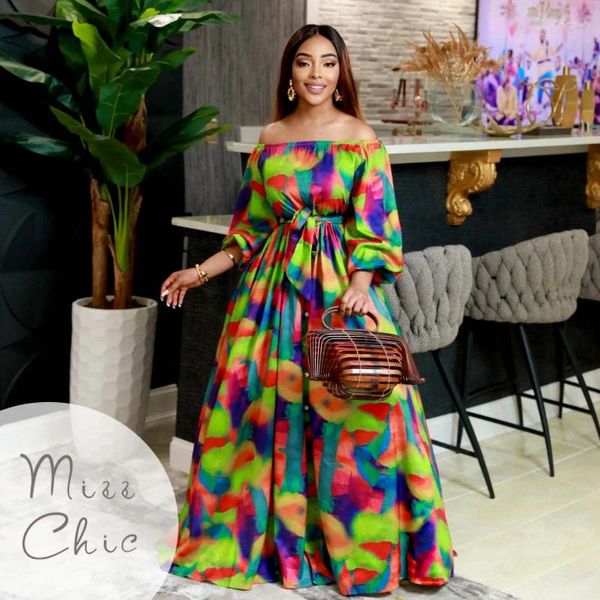 Vestidos de talla grande Mujeres Mujeres Maxi Temperamento de vestimenta Elegante Tubo Tubera Tubrina sin espalda Manga de encaje de cintura alta hacia arriba boho