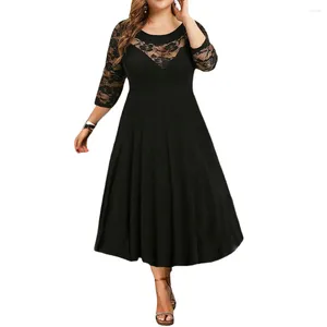 Robes de taille plus robe longue surdimension