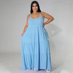 Robes de taille plus solide robe lave