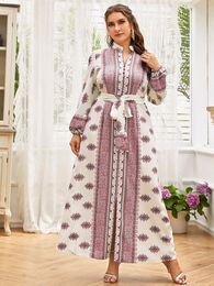 Grote maten jurken TOLEEN Opruimingsprijs Dames Maat Large Maxi Lang Chic Elegant Moslim Feestavond Bruiloft Festival Kleding 230613