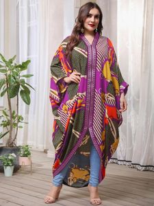 Plus size jurken toleen vrouwen grote elegante maxi 2023 etnische abaya boho oversized moslim kalkoen feest avondfestival kleding