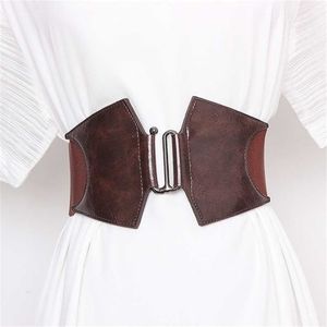 Plus taille de la ceinture corset élastique ceintures larges de taille féminine pour femmes designer de haute qualité stretch cummerbunds robe ceinture 220210 206m