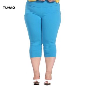 Plus la taille femme pantalon élastique 6XL 5XL 4XL bonne qualité grande taille femmes pantalons super stretch pantalon d'été T200223
