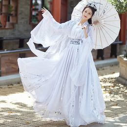 Plus size Han Dress Dance Stage volwassen Tang Suits Hanfu Women Ming Dynasty Festival Outfit Party Fairy Ancient Hanfu Costume 240508