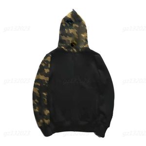 Fall Zip Up Hoodie Heren Hoodie Jassen Camouflage Mouwen Bedrukte Vest Trui Losse Hooded Heren Jas Designer Hoodies Sweatshirt