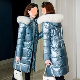 Veste en coton anti-saison pour femme mi-longueur nouvelle taille épaissie minceur veste à la mode veste en coton d'hiver LJ201021