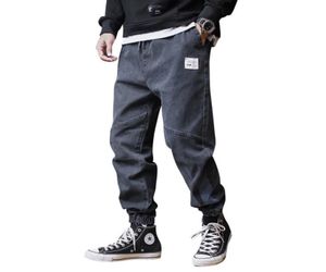 Jeans plus taille hommes joggers lâches streetwear harem jean cargo pantalon anklelnglengle tangre de denim7895410