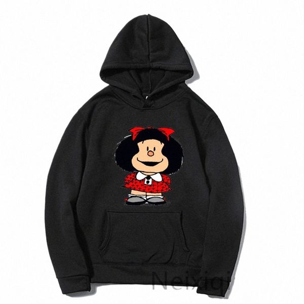 Tallas grandes Kawaii Girl Hombres Mujeres Otoño Invierno Sudaderas con capucha Hot Anime Hip Hop Imprimir Sudadera Harajuku Linda niña y niño Streetwear F27A #