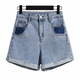 Grande taille L-5XL Y2K Denim Shorts pour femmes taille haute Fi 2023 été rue chaude Sexy Jean pantalon femme livraison gratuite vêtements P8t6 #