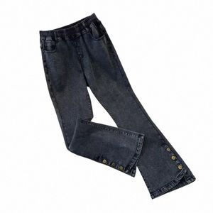 Plus Size Lg Jeans Voor Vrouwen Grote Cott Grijs Zwart Pocket Denim Broek Vrouwelijke 3XL 4XL 5XL 6XL 7XL Fi Straat Kleding o3YD #