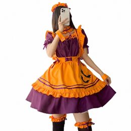 Plus Size Maid Dr Halen Cosplay Costumes Femmes Apr Maid Tenues Lolita Citrouille Costume Anime Party Princ Vêtements R0Xm #