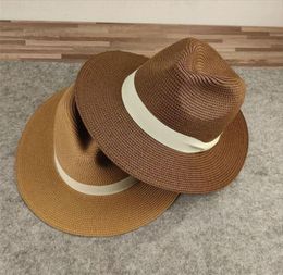 Grande taille hommes chapeau de paille plage surdimensionné casquette de soleil dame panama casquette grande taille seau chapeau grande taille fedora chapeau 5558 cm 5960 cm 6163 cm 24318374374