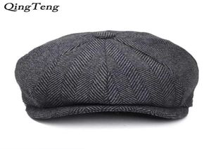 Plus Size Peaky Blinders Mannen Baretten Hoed Herfst Vintage Visgraat Octagon Cap Women039S Casual Pompoen Hoed Gatsby Platte Baret 22676927