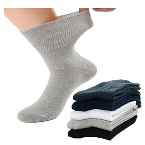 Talla grande prevenir las venas varicosas calcetines para hombres diabéticos pacientes algodón de algodón buco suelto calcetín mujeres comodidad