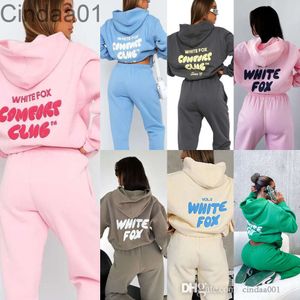 Plus Size S-3XL Dames Designer Trainingspakken Kleding Mode Letter Bedrukt Tweedelige set Lange mouw Pullover Capuchon Hoodie en losse sportkleding 2 STUKS Sweatsuit-outfit