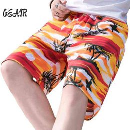 Plus Size Shorts Pantalons De Plage Hommes Casual Pantalon Imprimé Hawaïen À Séchage Rapide Maillot De Bain Shorts Summer Basketball Shorts Hommes Y220420