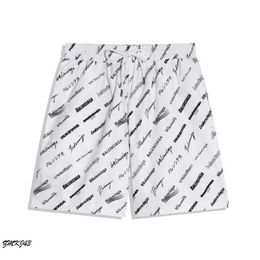 Plus de taille shorts marques de marque concepteurs de shorts pour hommes pantalons de basket-ball occasionnel Balanciga hawaii plage paires broderie bb lettre imprimé sport fonctionnant court hip hop m-3xl 744