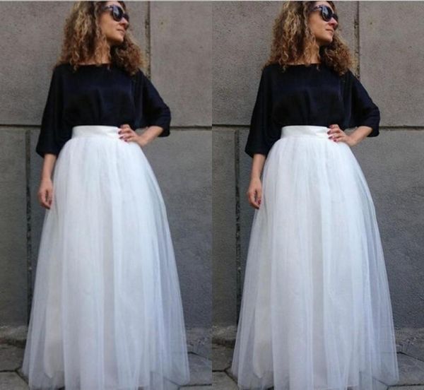 Jupe grande taille mode mariée mariage jupons femmes sous jupe Femal fille Tulle mariée formelle jupe blanc Maxi jupon Acce3554876