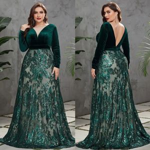 Vestidos de talla grande para ocasiones especiales, vestidos de noche, vestido de fiesta de graduación, línea A, manga larga, encaje, nuevo, personalizado, con cordones y cremallera Bateau