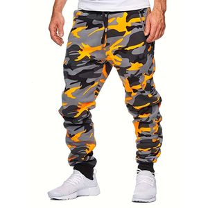 Pantalon de Camouflage plissé pour hommes, grande taille, Style Hip Hop, sarouel, sport, survêtement à poches, printemps, 2024