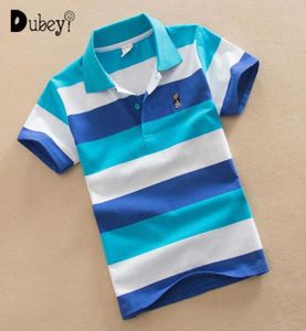 Tize plus à rayures à rayures Polo Collier Tshirt Coton Chemises décontractées pour les adolescents pour adolescents garçons Girls School Vêtements 015 ans 26554172