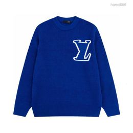 Sweatshirts plus taille jacquard lettre tricotée pull dans / acquard tricot machine e personnalisée jnlarged show équip cou coton 22d4q