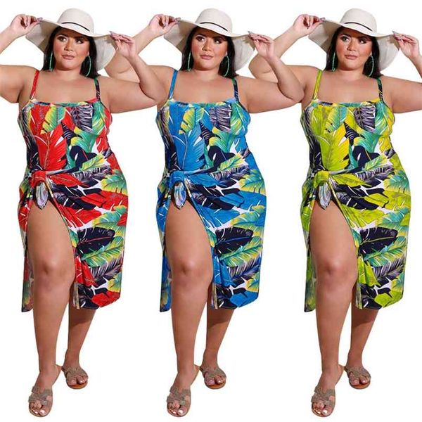 Traje de baño de talla grande para mujer, conjunto de dos piezas, venta al por mayor, conjunto de Bikinis para cubrir, mono Sexy, traje de baño para playa, gota 210722