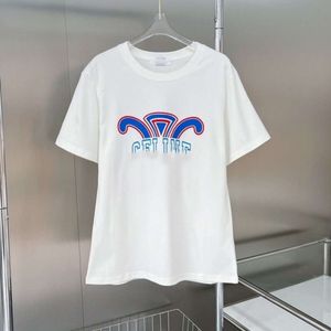 Plus size t-shirt ontwerper t-shirts mannen vrouwen zomer zuivere katoenen korte mouwen tops klassieke trendy bedrukte grafische tee