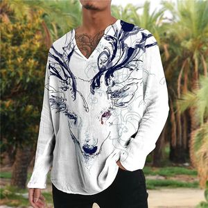 Plus Size T-shirts Top Mens Kleding T-shirts Gedrukt Tops Lange Mouwen Sport Mode Wear Summer Clothes T-shirts