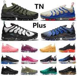 Plus Tn Hardloopschoenen voor heren Swingman USA Rough Green White Volt Triple Black White Multi Chrome Olive Royal Cherry heren sportschoenen