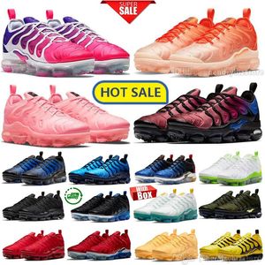 Plus Vapors Hardloopschoenen Bubblegum Roze Paars Gradiënt Goud Zwart Drievoudig Wit Chromes Ceder Miami Nights Bordeaux Kersenbotblauw Olijfgroen Sneakers Sneakers