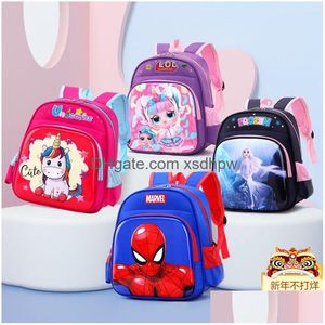 Sacs à dos en peluche Cartoon 3D Hard Shell pour garçons et filles âgés de 3 à 5 à 7 ans Vente en gros de jouets Garten Drop Delivery Cadeaux Animaux en peluche Ot1Bk