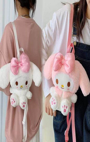 Mochilas de felpa de dibujos animados Sanli Ou Yugui, bolsa de juguete para perros, Lolita, encantador conejo, Cinnamoroll Messenger, bolsa de peluches Kawaii, bolsas lindas para niña 6173959